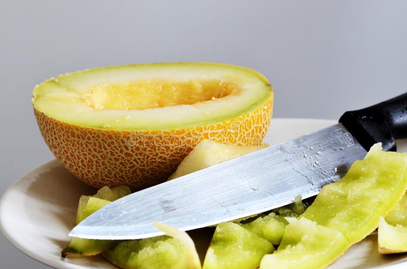 пилинги с кусочками дыни