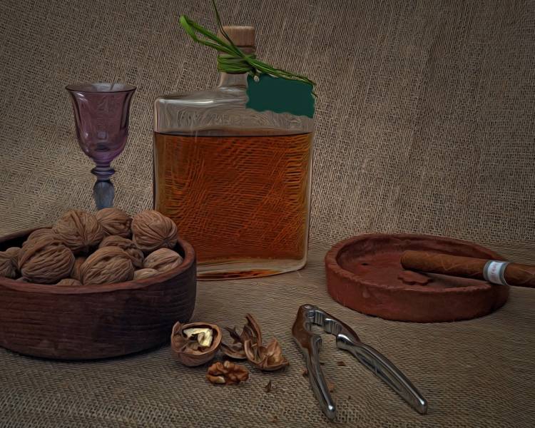 коньяк сигарные орехи