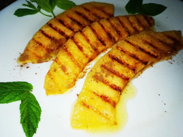 запеченная дыня с медом