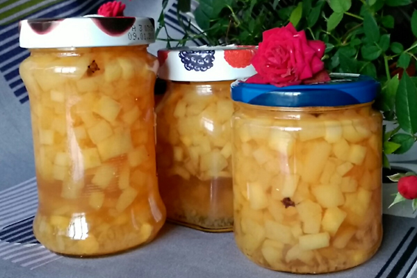 дыня в ванильном сиропе